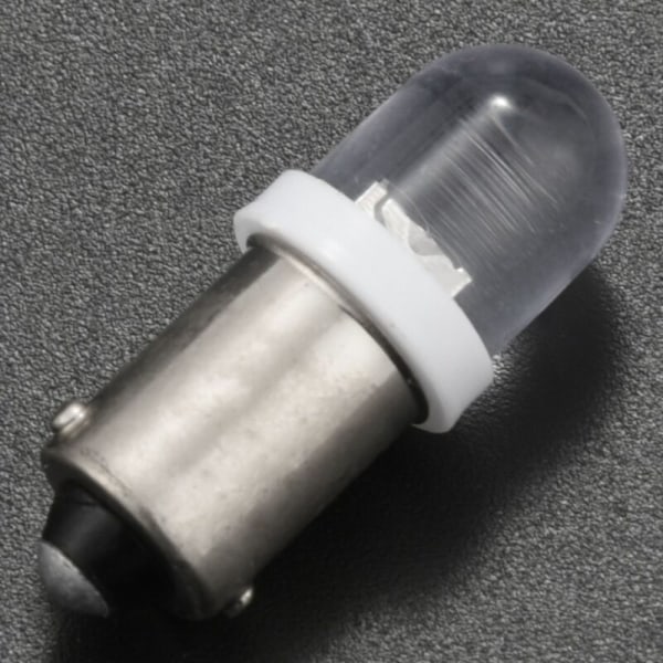 40 st BA9S 1895 H6W 53 57 LED-lampor Bajonett för bilkartljus 12V Vit