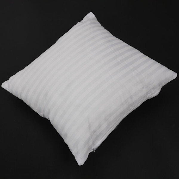 Stripete Vakuumkomprimert Putekjerne Kvadratisk Pute Innerpute Innsats Sofa Dekor 4545cm