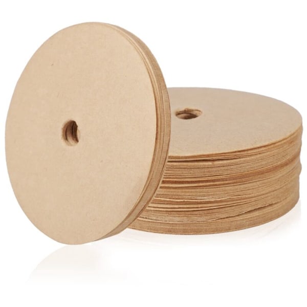 800 stk Runde Kaffeefiltre, 3,75 tommer Kaffeefiltre Ubleget Disk Kaffeefiltre Kaffeefilter