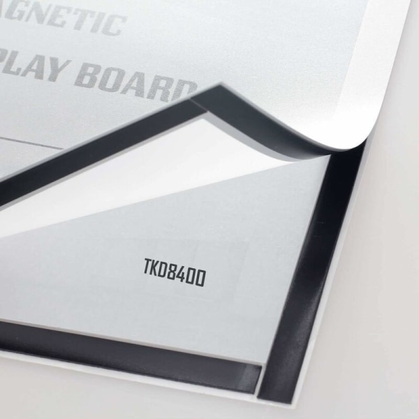 10x A4 magnetisk displayram, logotypklistermärke, magnetisk tätningsförpackningsram, affisch, 10 pengapåsar