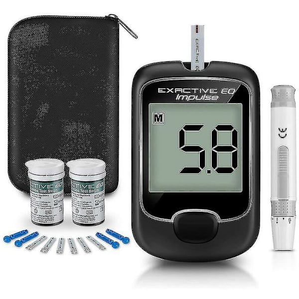 2023 Ny blodsockermätare Diabetes testkit med 50 st teststickor Blodsockermätare Blodsocker test för diabetes