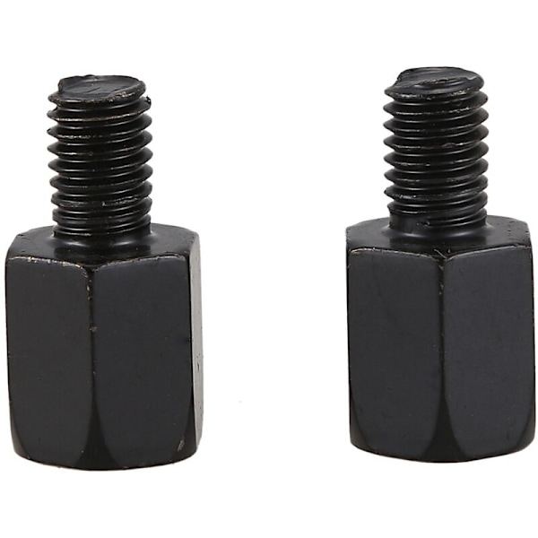 2 st spegeladaptrar konverterar urmakeri 8mm till 10mm svart