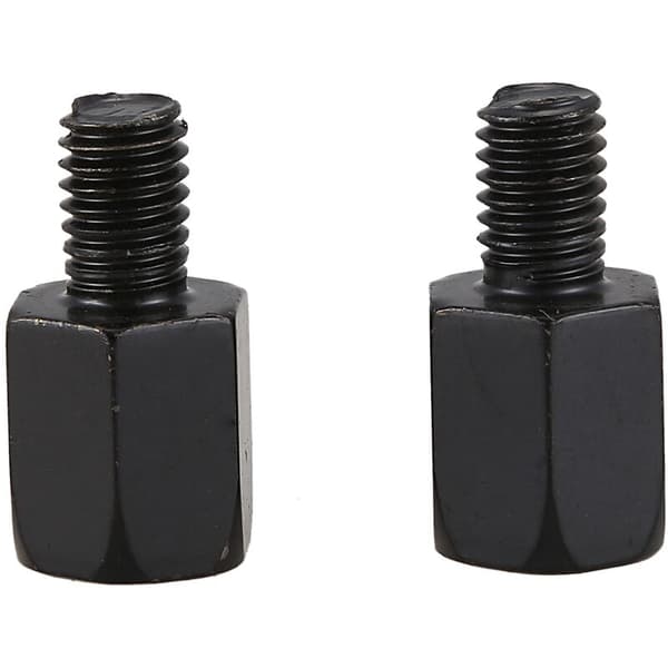 2 stk speiladaptere konverterer urmakeri 8mm til 10mm svart