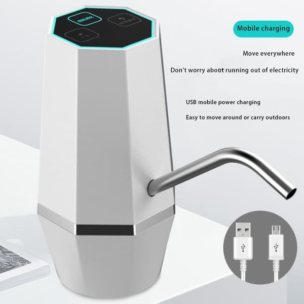 Elektrisk drickspump Bärbar dricksdispenser Universell USB-laddning Drickflaska pump