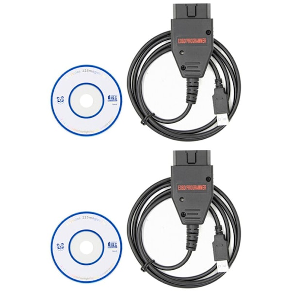 2X Eobd 2 Flasher Galletto 1260 Auto Kabel Chip Tuning Remapping Interface Programmeringsverktyg Flasher