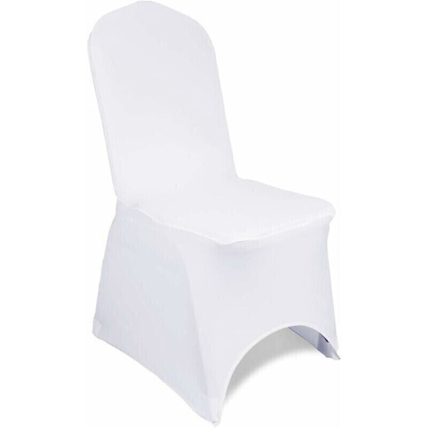 10 stk Stretch Spandex Stolkseter Trekk Avtakbare Vaskbare Stolkseter for Bryllup Bankett Seremoni Hotell Spisestue Fest Dekorasjon