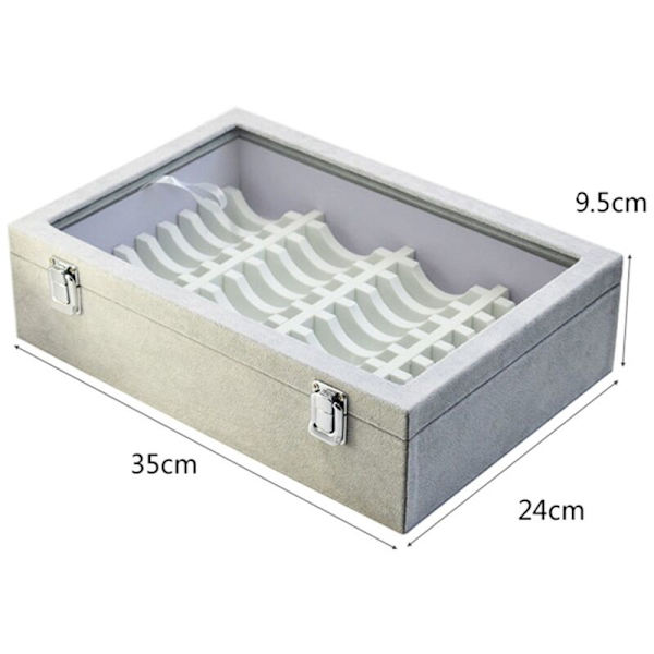 Nya 40 st Armbandshållare Display Stativ Ornament Galler Showcase Klocka Display Förvaring Organizer Svart