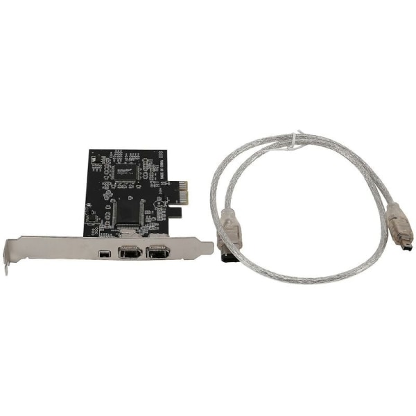 1394 Firewire-kort, 3 porte PCIe 1394a Firewire-udvidelseskort, Pci Express til ekstern Ieee 1394-annonce