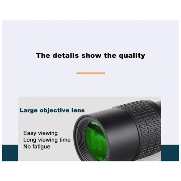 10-300x40 HD Zoom Monocular Telescope Mobile Telephoto Lens with Tripod for Outdoor Camping Bird Watching Travel