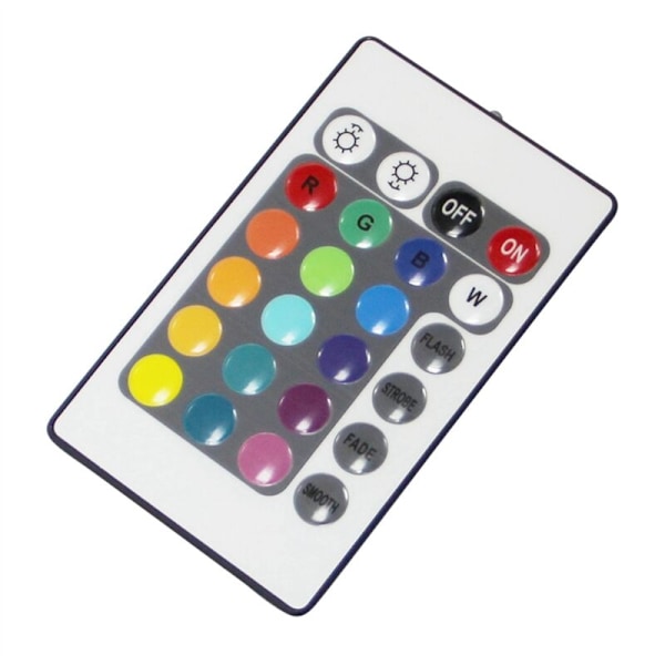 3X RGB LED-styrenhet IR FB-kontroll 24 knappar 12V
