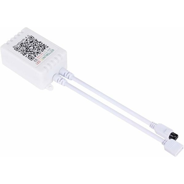44-näppäiminen infrapunakaukosäädin ja valkoinen infrapunabluetooth-ohjain RGB LED -nauhalle 5050 SMD -valonauhalle