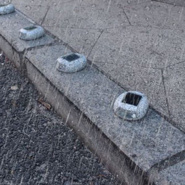 Solcellelys for hagedekorasjon utendørs stilys LED steinlys vanntett sti solcellelys solsteinslampe