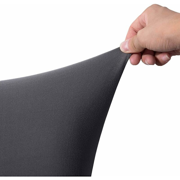 4-pack Stretchbara Avtagbara Tvättade Matstolsöverdrag/Heminredning Matstolsöverdrag (Grå)
