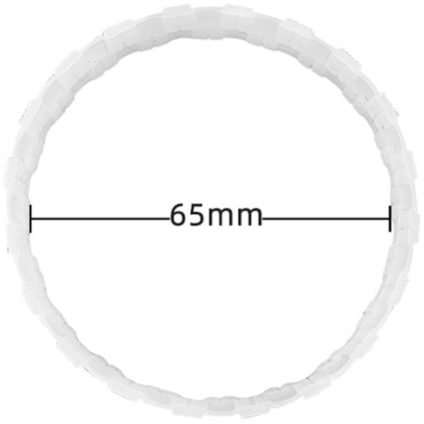 Passer for Robrock Anti-Wear Skin Sweeper Dekkring Tilbehør, 4 stk