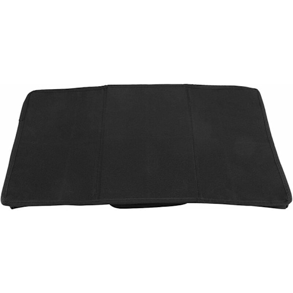 Sofa Armlæn Hængende TV Fjernbetjening Organizer Sofa Opbevaringspose med Kopholder Bakke Sofa Opbevaringsbakke (Sort)