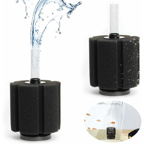 2 Pieces Filter Mesh Protection, Sponge Filter Aquarium Air Filter, Biochemical Sponge Filter for Aquarium, Fish Tank