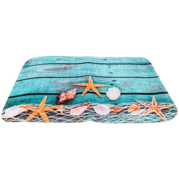 Badrumsmatta med Havsskal, Strandtema, Sommarsemester, 6-delad Set