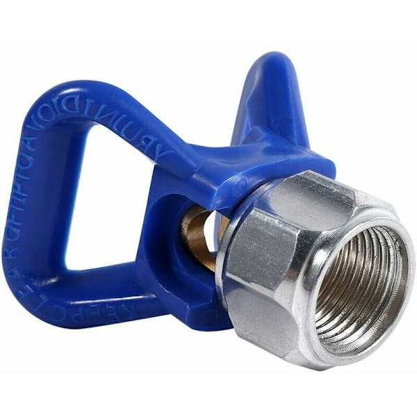 Luftløs malingssprøytepistol Flat Nozzle Seat Guard for Sprayer Universal Tool (Blå)