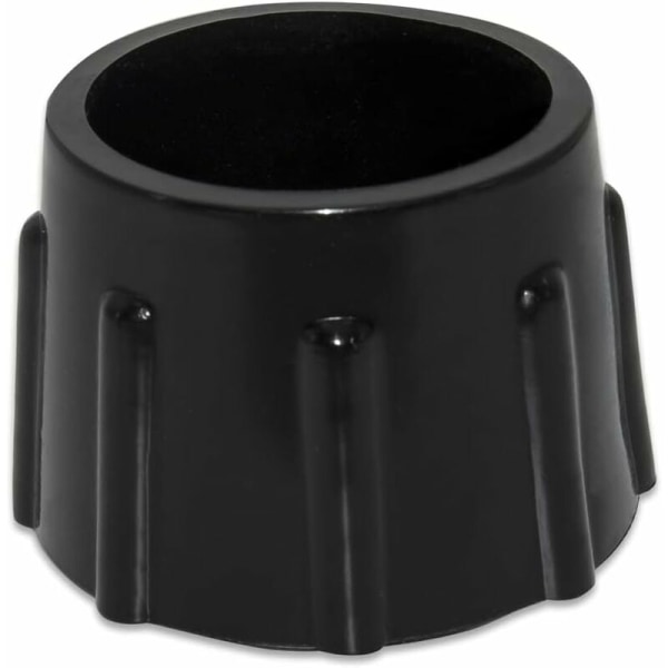 Set med 4 golvskydd av syntetiskt gummi, halkskydd för runda möbler Diameter 35 mm, 3,5 cm, svart