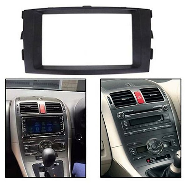 2DIN Bilradio Fascia för 2006-2012 Stereo Fascia Panel Instrumentbräda Montering Installation Bil DVD Ram Kit In-Dash