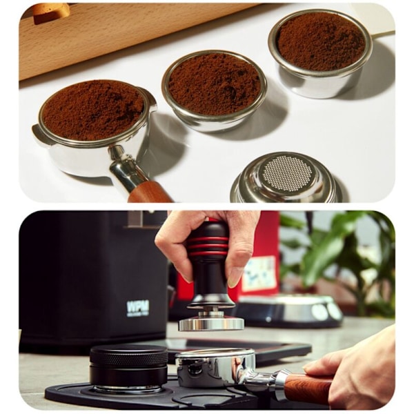Pulveriseringshammer Kaffe Tamper Tryk Dispenser til Mattter og Tampere Maskine 53mm
