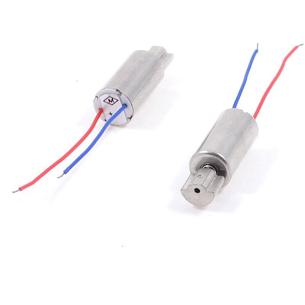 2 st DC 1,5V-3V 6mm x 12mm Mini Coreless Vibrationsmotor för Flygplansleksaksmodell