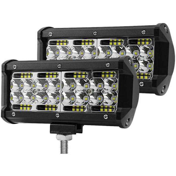 7 tommer 42W LED-bar Offroad 9-30V lys bil arbejdslys til lastbiler traktor SUV ATV Niva auto tilbehør