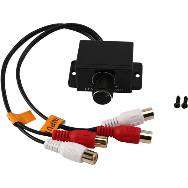 Bilstereo Förstärkare Bas RCA Gain Nivå Volymkontroll Vred LC-1 Svart