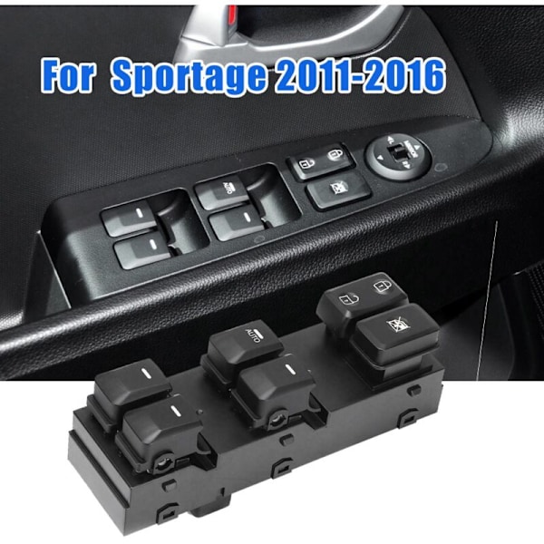 För R 2011-2016 Power Master Fönsterkontrollbrytare Vänster LH Förarsida 93570-3W450