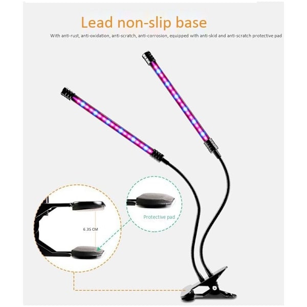 30W USB-kasvikasvatuslamppu, LED-täyden spektrin kasvatuslamput, taimien kukkafytolamppu sisätilojen vesiviljelykasveille