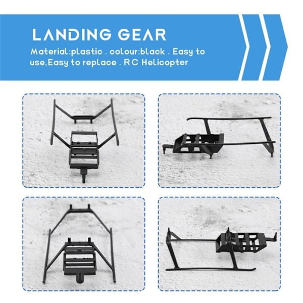 Landningsställ för XK K110 K110S V977 Fjärrkontroll Helikopter Flygplan Drone Reservdelar Uppgradering Tillbehör