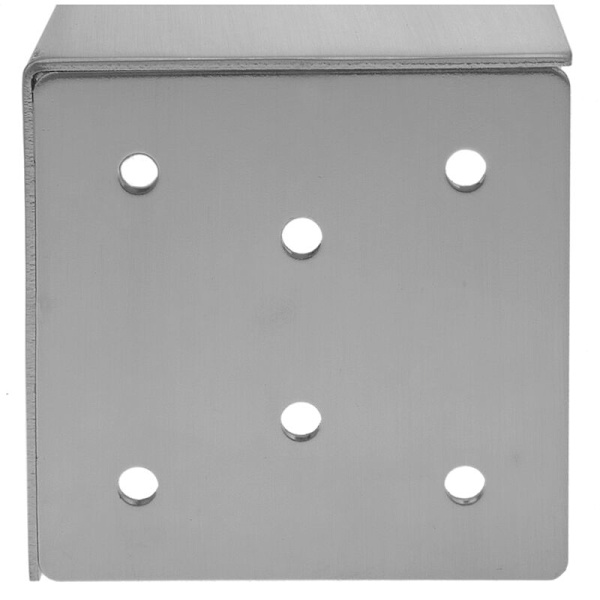 Kubiske bordbein for møbler og skrivebord i rustfritt stål 10 cm 4-pakning