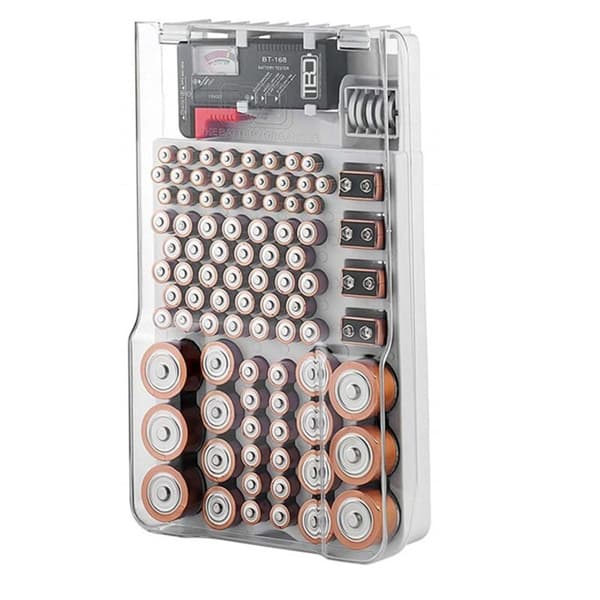 Batterikapacitetstestinstrument, Multifunktionel batteristyrkeindikatorarrangør, Sort