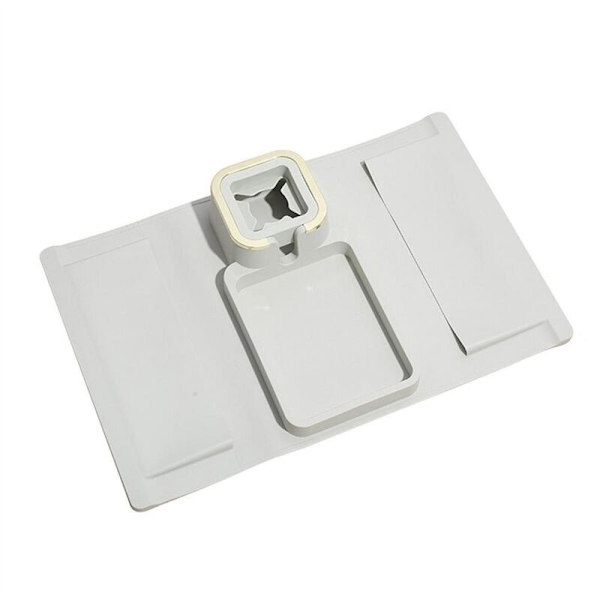 Sofa Kopholder Silikone Anti-spild Anti-slip Sofa Drik Stærk Armlæn Bakke Bærbar Organizer Hvid