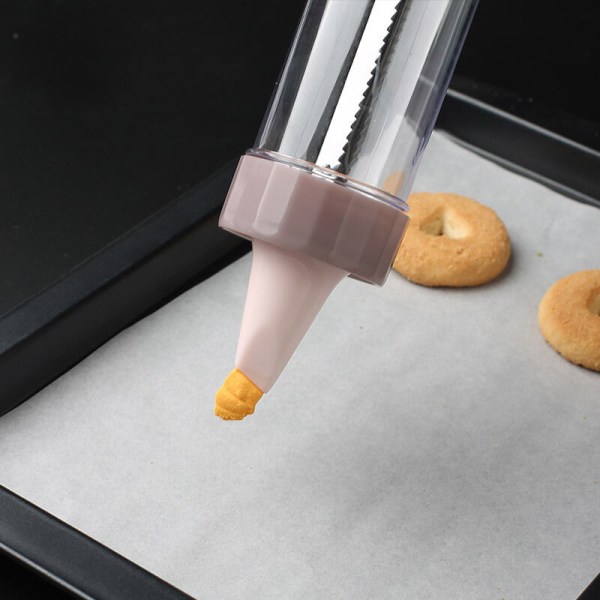 20 stk. Manuel Dekorator Bageværktøj Cookie Biscuit Form Ekstruderingsmaskine