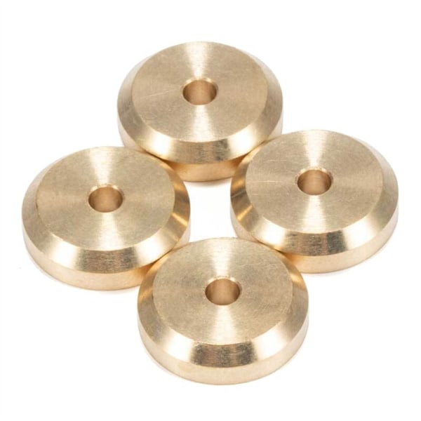 4mm Stålaxel Mässingsvikter Bredda Hjulnav för Axial SCX24 1/24 Uppgraderingsdelar