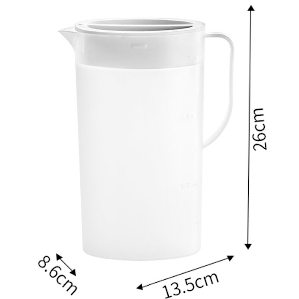 Robust og ubrækkelig plastikkande med låg, BPA-fri