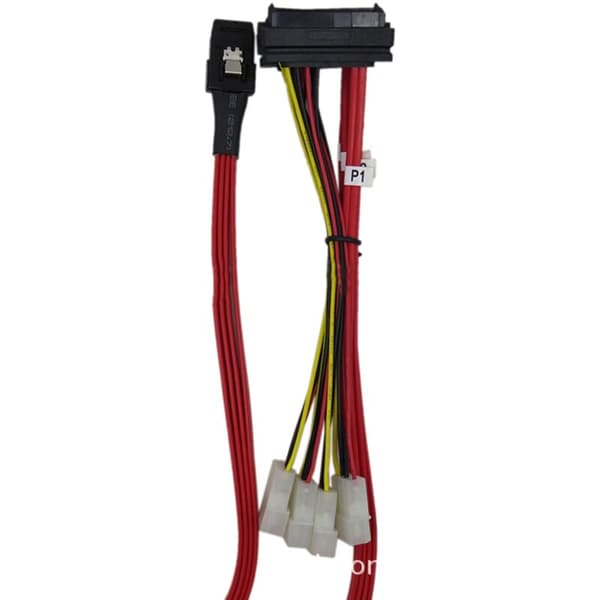 Mini SAS36P SFF 8087 til SAS29P SFF-8482 Harddisk-kabel Transmissionskabel MINI SAS Datakabel 1M