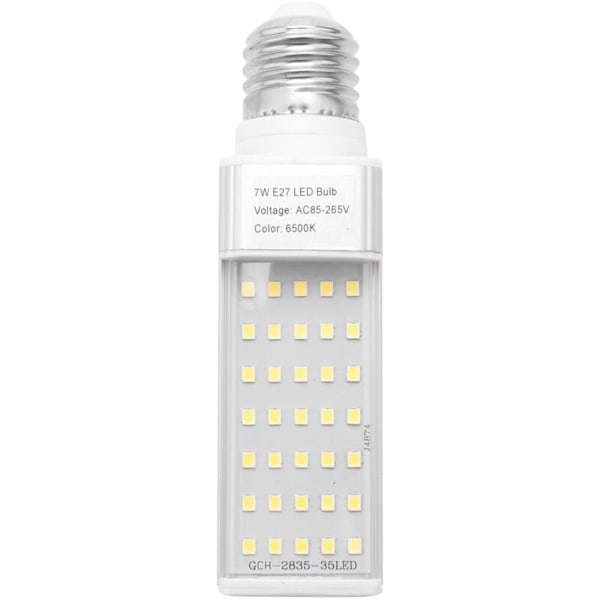 Akvarie Hvide Planter Fiske Dam 7W Vokse Lys LED Pære Koraller Fiske Pære E27
