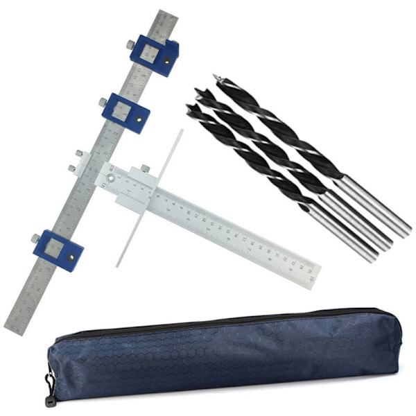 Träverktygslåda CM/Tum Positioneringsskåp Hårdvara Jig Guide Wit
