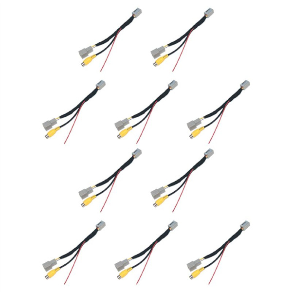 10X Bil Bakre Visningskamera Video Konverter Adapterkabel for ASX GF ZJ