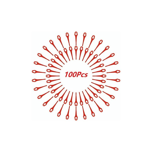 100 kpl LIDL Reuna-leikkurin Vaihtoterät, Suuri Reikä 10mm, Pieni Reikä 5mm