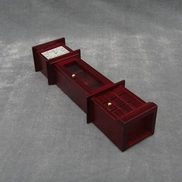 1/12 Mittakaavan Nukkekoti Miniatyyri Lattiakello Simulaatiokalusteet 1/12 Nukkekoti Sisustukseen