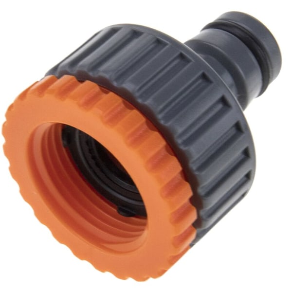 Adapter for rørforbindelser med 1 og 3/4 hunn-gjenger
