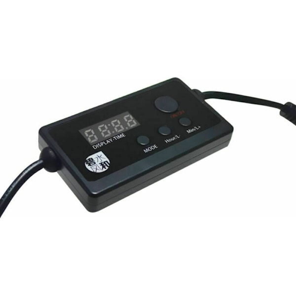 Akvarium LED-belysning og rampe LED Akvarium Lysstyrke Dæmpbar Dimmer og Timer Tidindstilling Synkronisering DC Jack Adapter Stik til Fiskekum