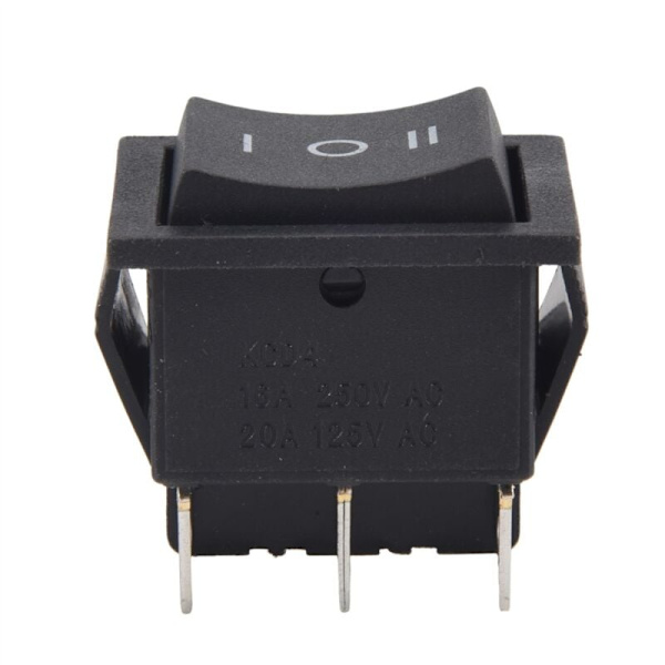 16A 250V AC 20A 125V AC 6-polet 3-position Profil Rocker Switch