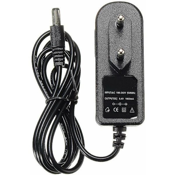 8.4v 1a Smart oplader til 7.4v 7.2v Li-ion Li-po batteri Auto-stop..