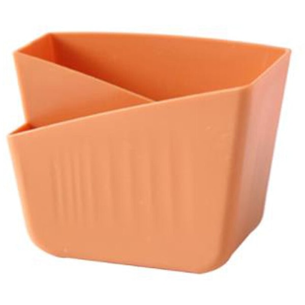 5 Pieces Orange Wall-Mounted Storage Box Remote Control Storage Box Remote Control Storage Box Multi-Function Holder