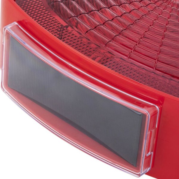 Solcelled LED signallampe til tovejs signalering til 22 cm kegle