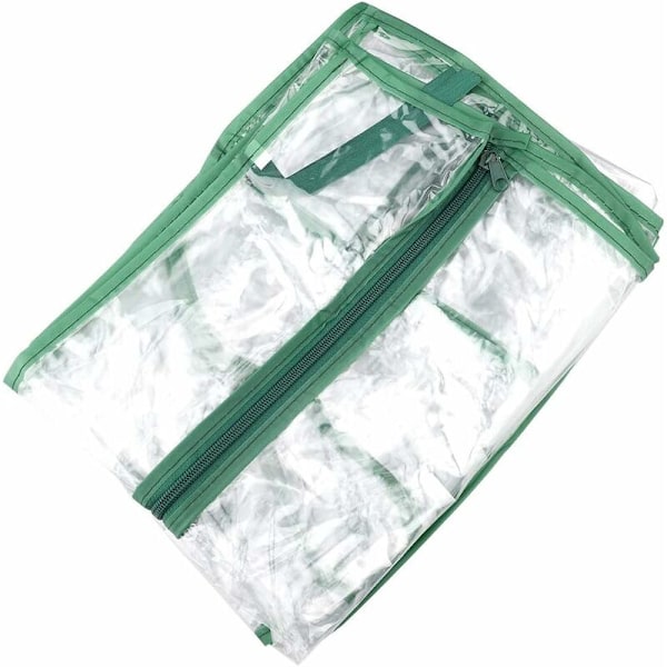 5-lagers PVC Växthusöverdrag - Mini Växthusöverdrag för inomhus- eller utomhusbruk (Järnstativ ingår ej)